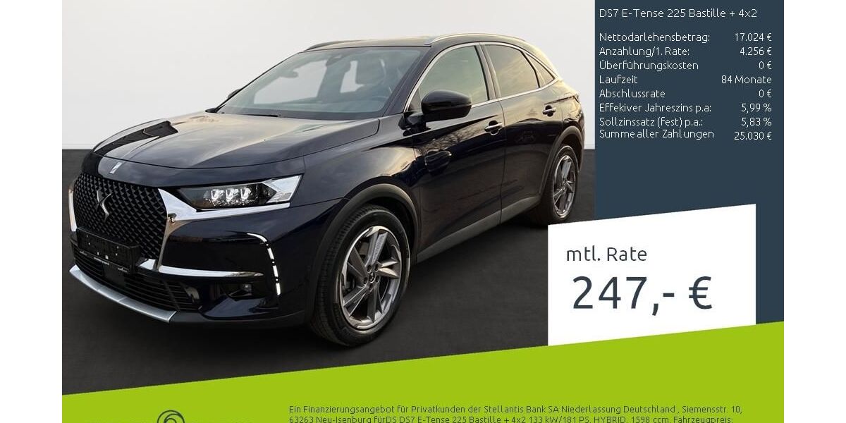 DS Automobiles DS7 (Crossback) 72.995 km 21.280 &euro; Ahaus 48683