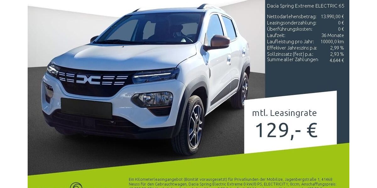 Dacia Spring 7.184 km 13.990 &euro; Borken 46325