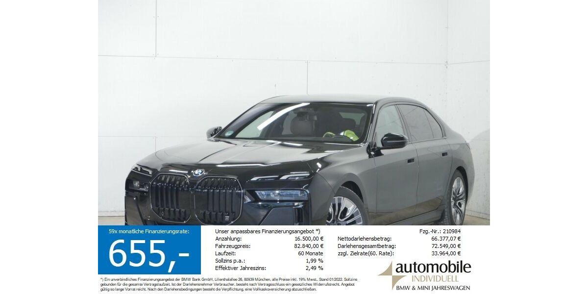 BMW i7 54.100 km 82.829 &euro; Paderborn 33100