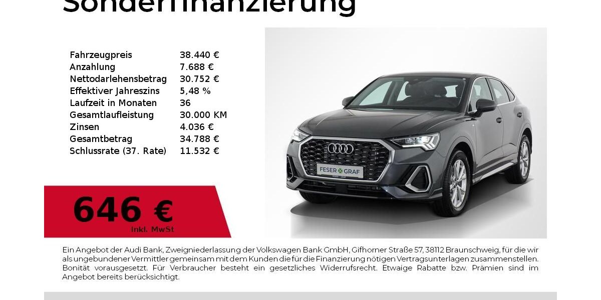 Audi Q3 8.450 km 37.880 &euro; Nürnberg 90441