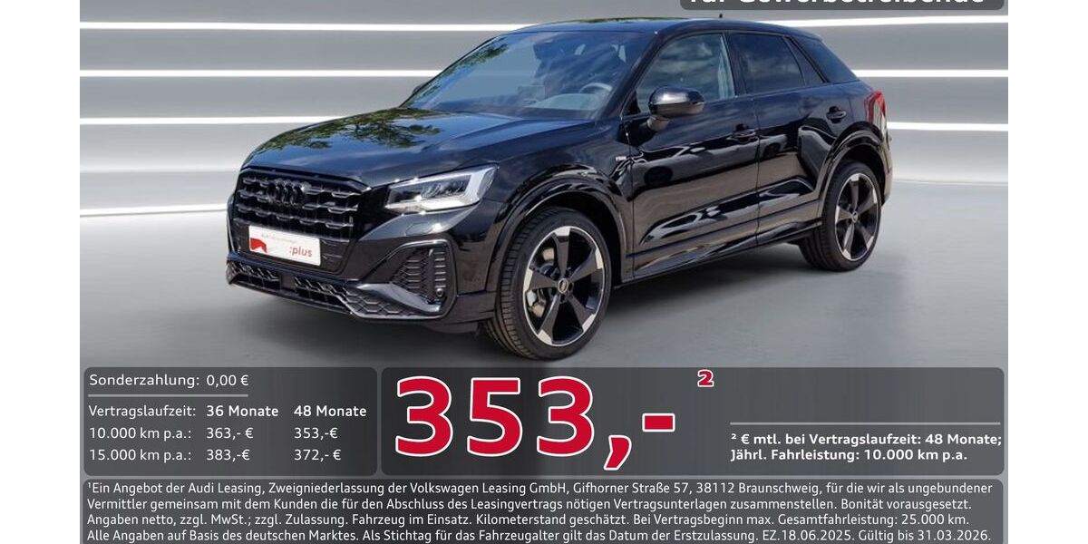 Audi Q2 11.000 km 36.950 &euro; Ingolstadt 85057