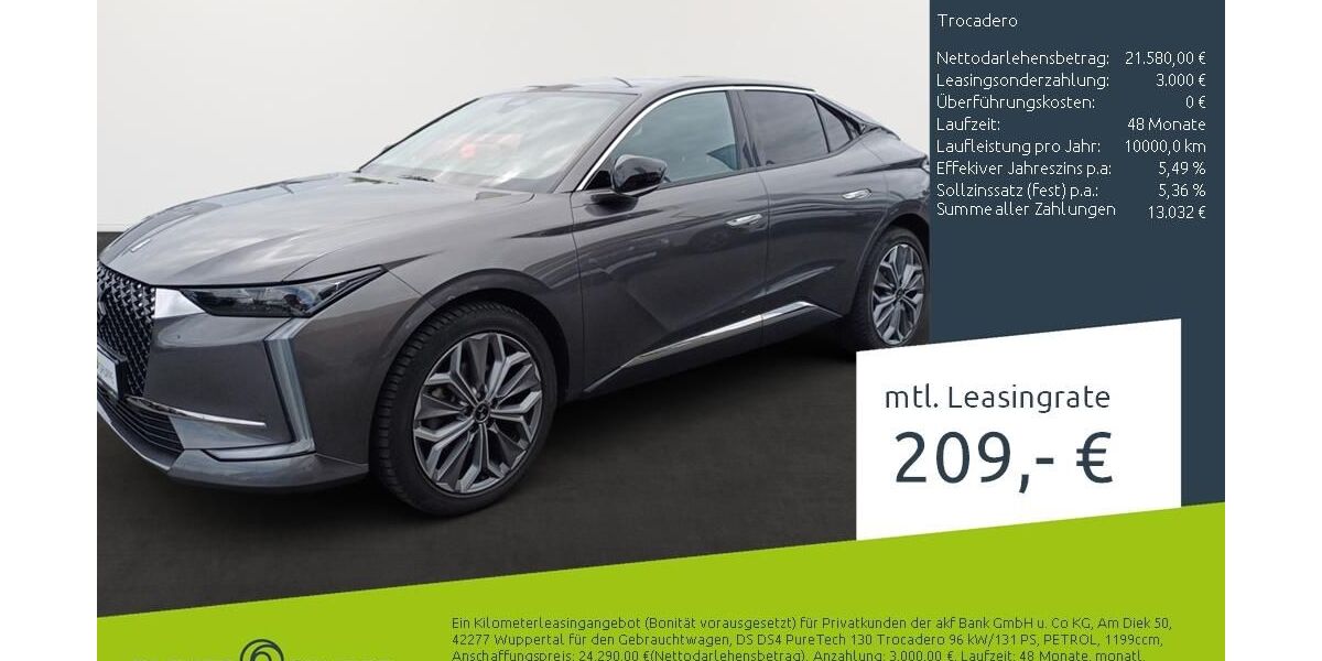 Citroen DS4 38.374 km 20.880 &euro; Dülmen 48249
