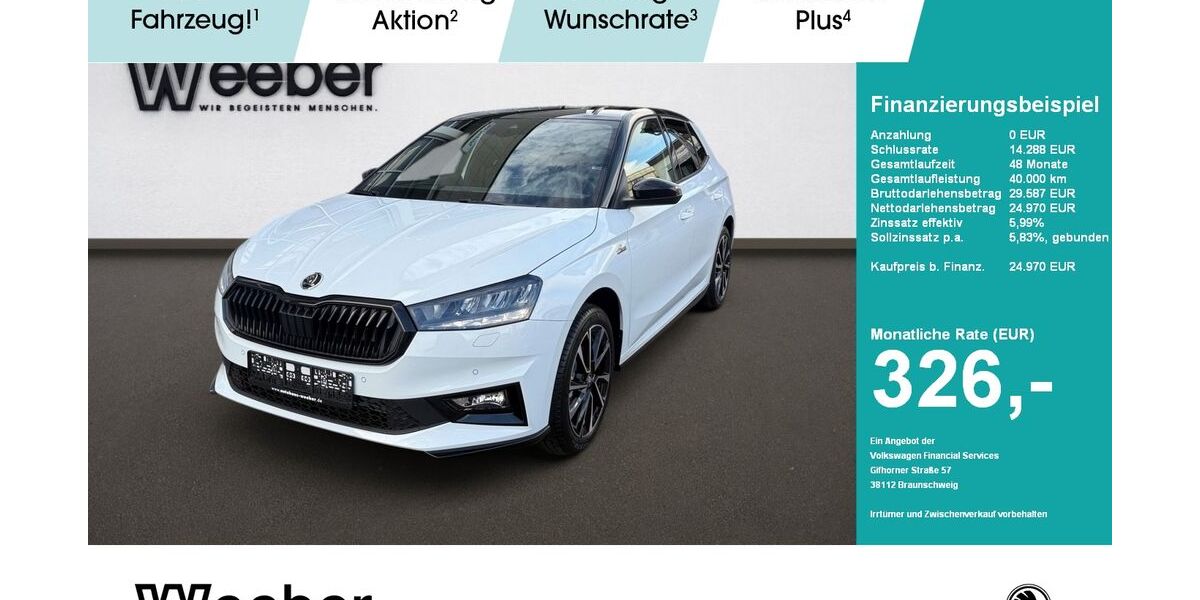 Skoda Fabia 4.499 km 24.970 &euro; Weil der Stadt 71263