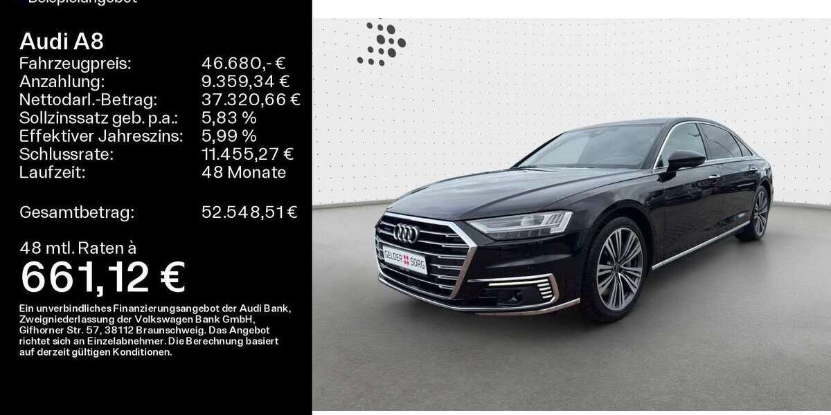 Audi A8 119.000 km 46.680 &euro; Ebern 96106