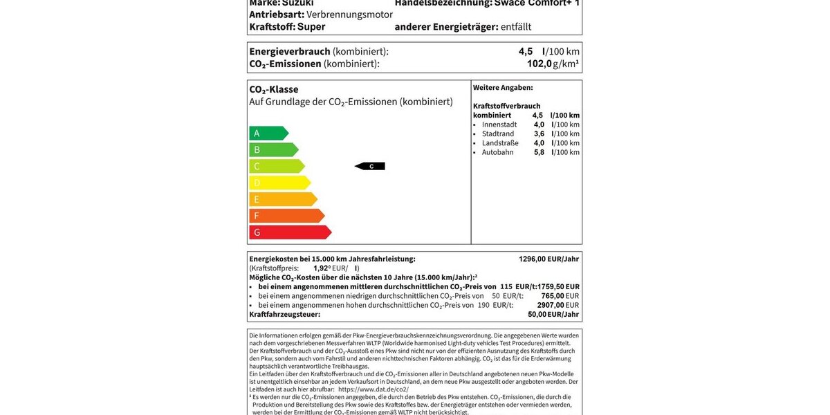 Suzuki Swace Comfort+ 1.8l CVT Hybrid 33.450 km 23.890 &euro; Höchberg-Würzburg 97204