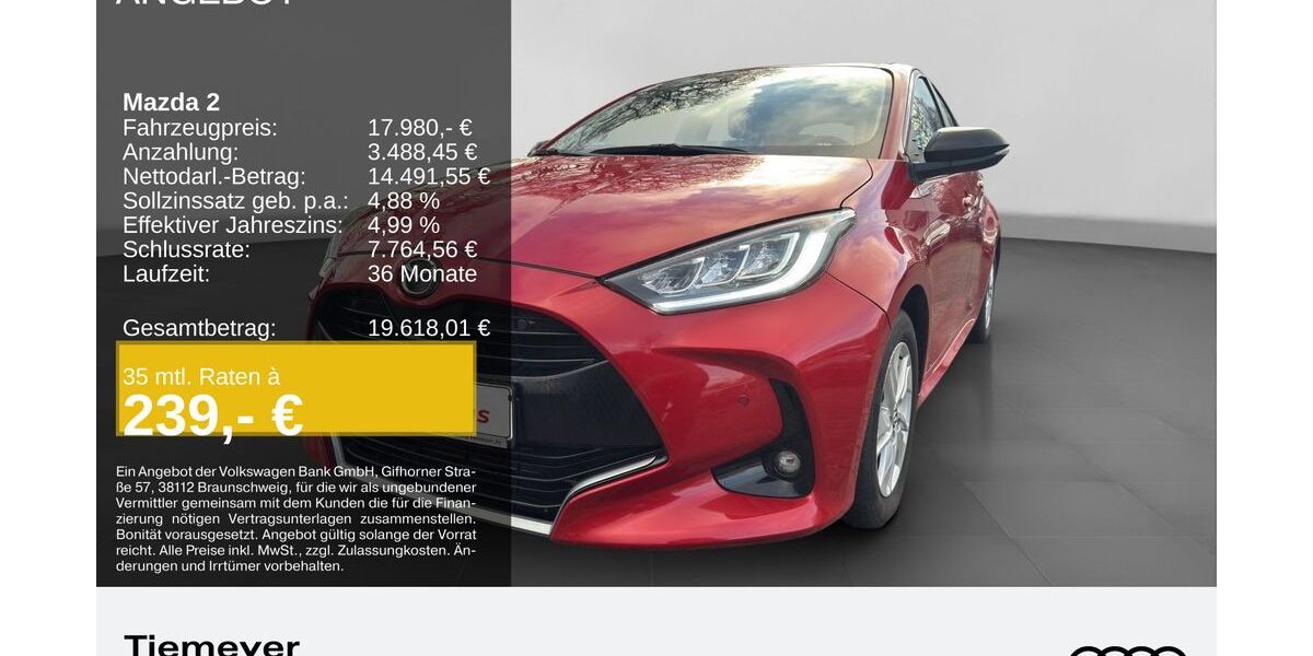 Mazda 2 23.787 km 16.980 &euro; Dorsten 46284