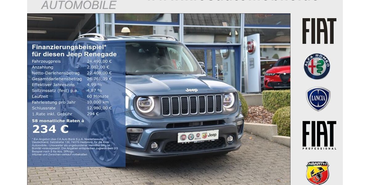 Jeep Renegade 24.852 km 24.490 &euro; Marpingen 66646