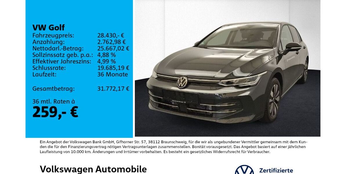 VW Golf 7.500 km 28.430 &euro; Leipzig 04178