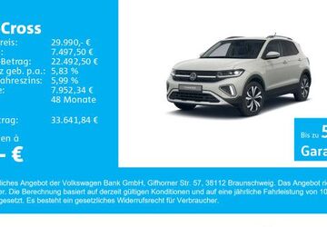 VW T-Cross 5.700 km 29.990 &euro; Gersthofen 86368
