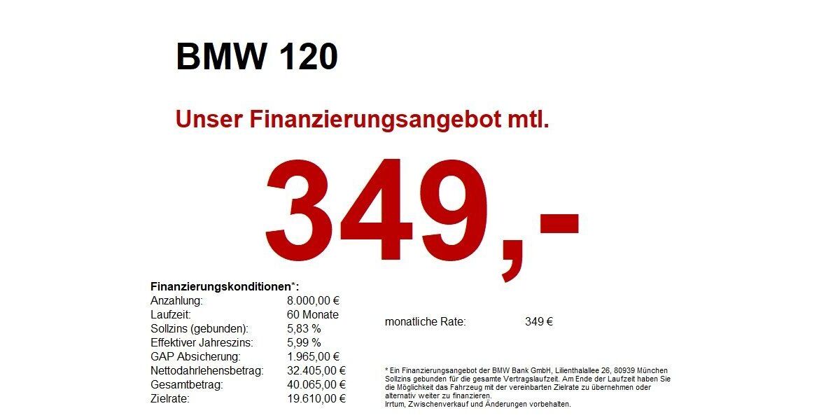 BMW 120 5.339 km 34.789 &euro; Heilbronn 74074
