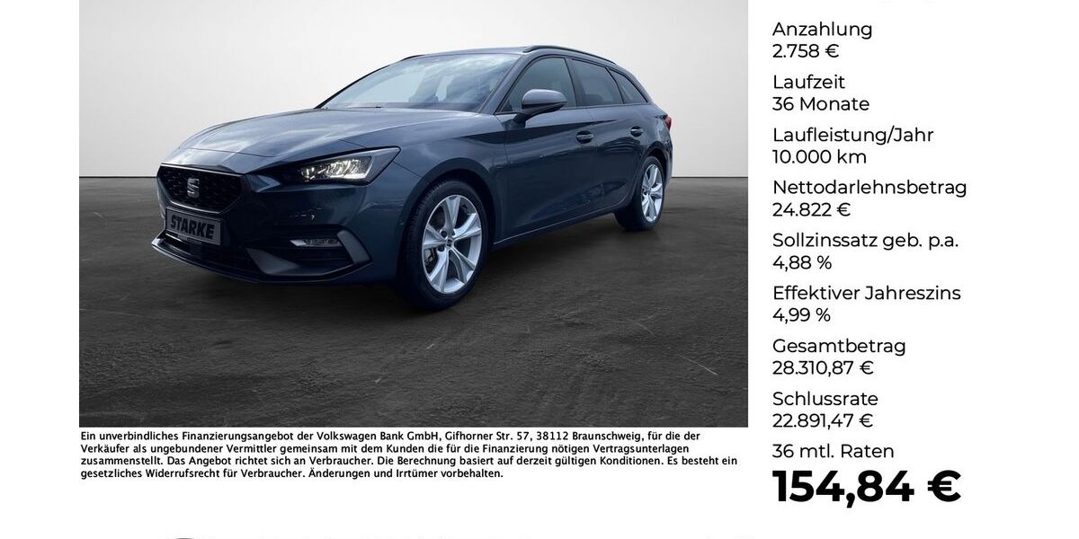 Seat Leon 14.934 km 27.580 &euro; Vechta 49377