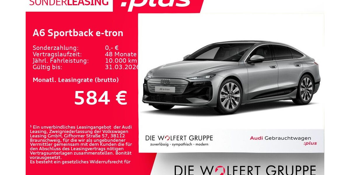Audi A6 e-tron 15.693 km 68.350 &euro; Großwallstadt 63868