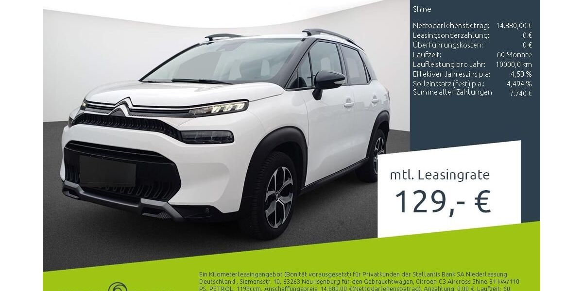 Citroen C3 Aircross 17.378 km 14.320 &euro; Borken 46325