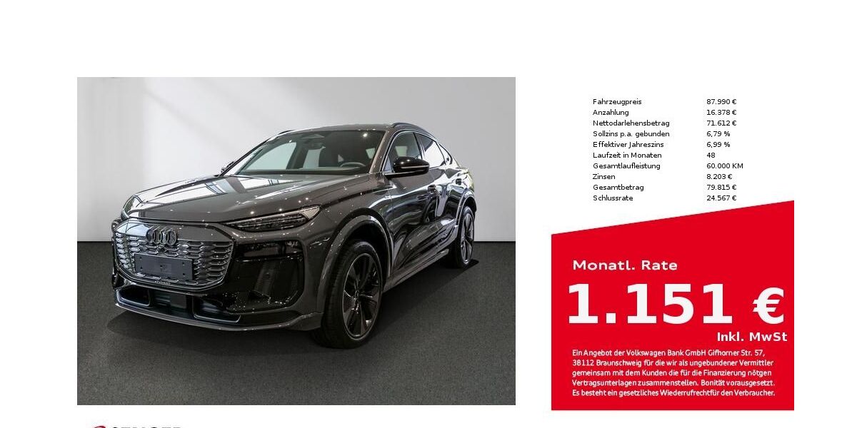 Audi Q6 e-tron 2.000 km 87.990 &euro; Lübeck 23556