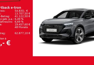 Audi Q4 e-tron 4.579 km 54.460 &euro; Ulm 89073