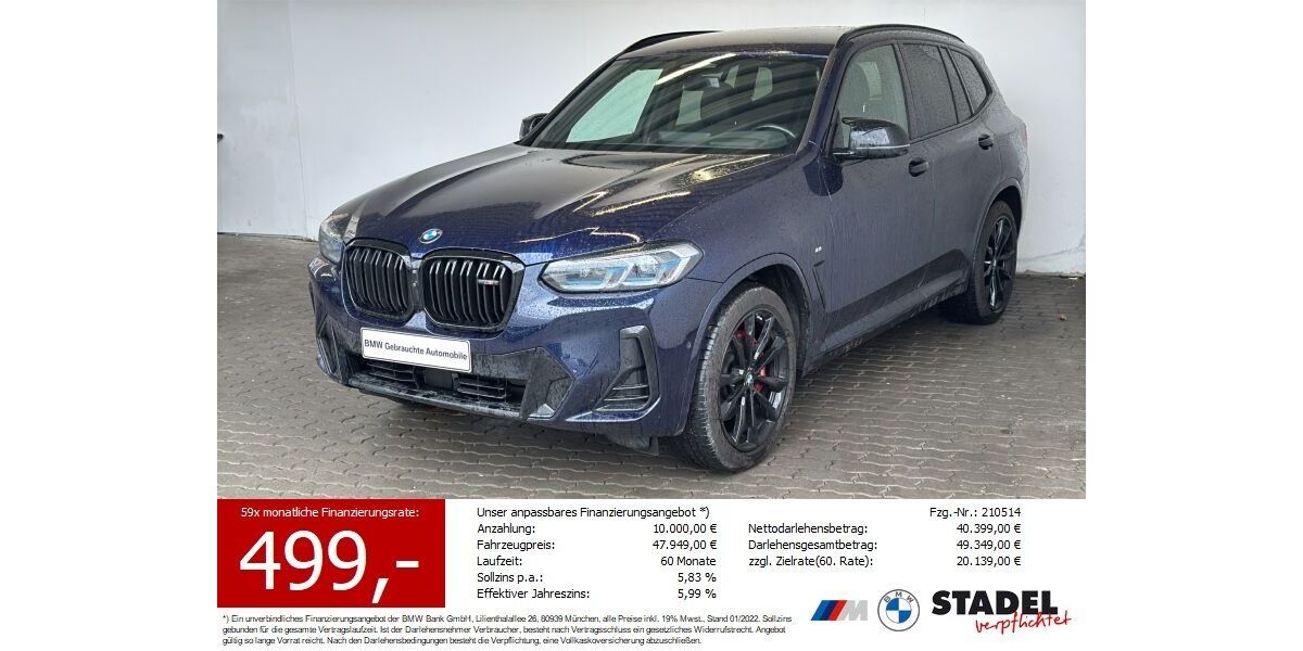 BMW X3 M40 89.390 km 45.888 &euro; Heilbronn 74074