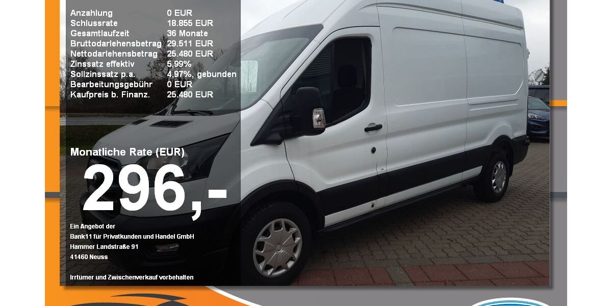 Ford Transit 29.265 km 25.480 &euro; Neustadt / Donau 93333