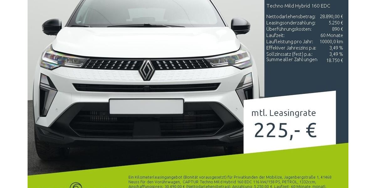 Renault Captur 1.500 km 27.990 &euro; Stuhr 28816