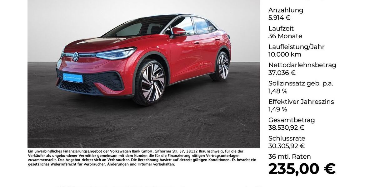 VW ID.5 4.333 km 41.980 &euro; Versmold 33775