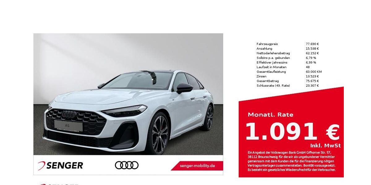 Audi A5 4.900 km 77.690 &euro; Bielefeld 33609