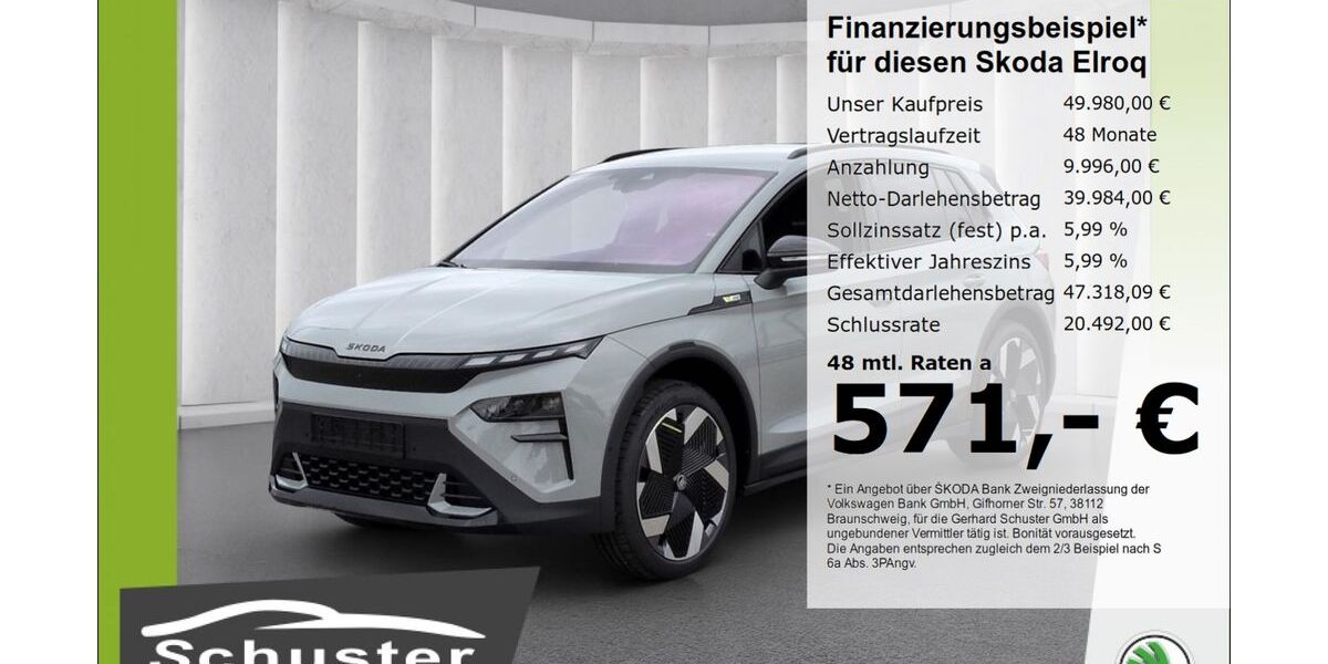Skoda Elroq 2.753 km 46.979 &euro; Ruhstorf 94099