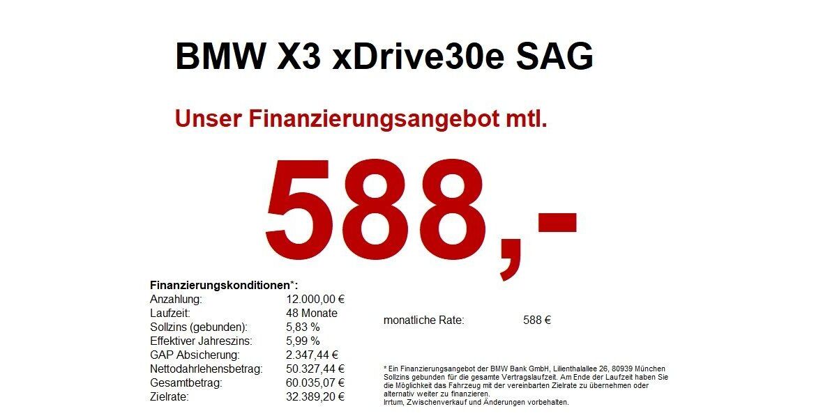 BMW X3 16.614 km 59.980 &euro; Buchen- Hettingen 74722