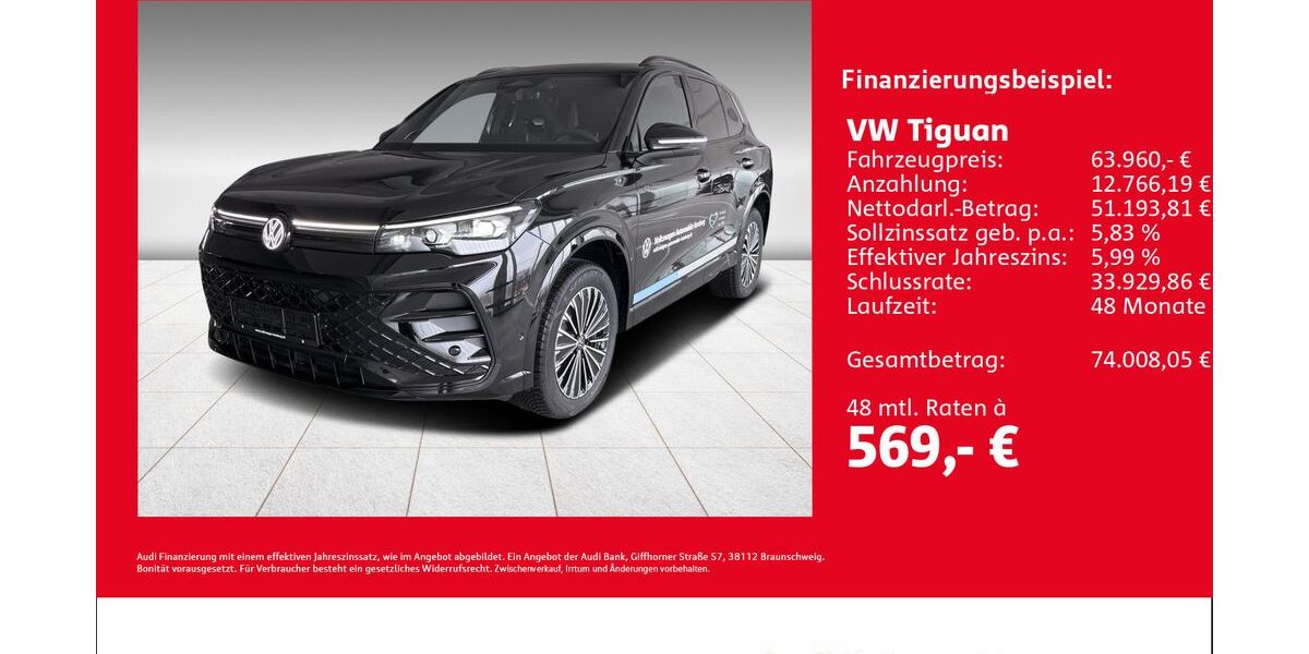 VW Tiguan 1.890 km 63.960 &euro; Hamburg 22419