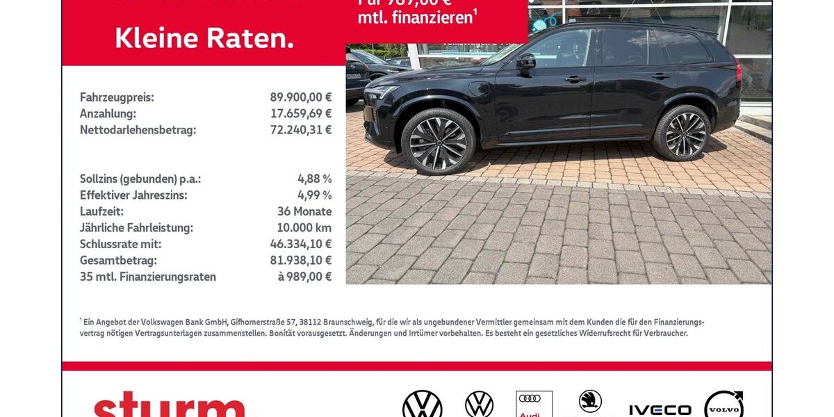Volvo XC90 6.000 km 89.900 &euro; Altenkirchen 57610