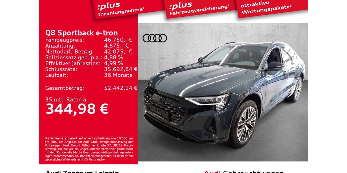 Audi Q8 e-tron 29.031 km 45.550 &euro; Leipzig 04129