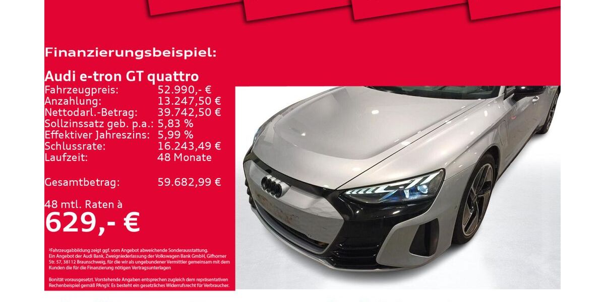 Audi e-tron GT 58.940 km 52.990 &euro; Hannover 30179