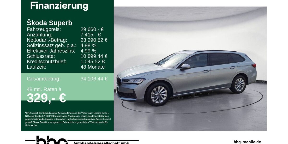 Skoda Superb 20.668 km 29.260 &euro; Ettlingen 76275