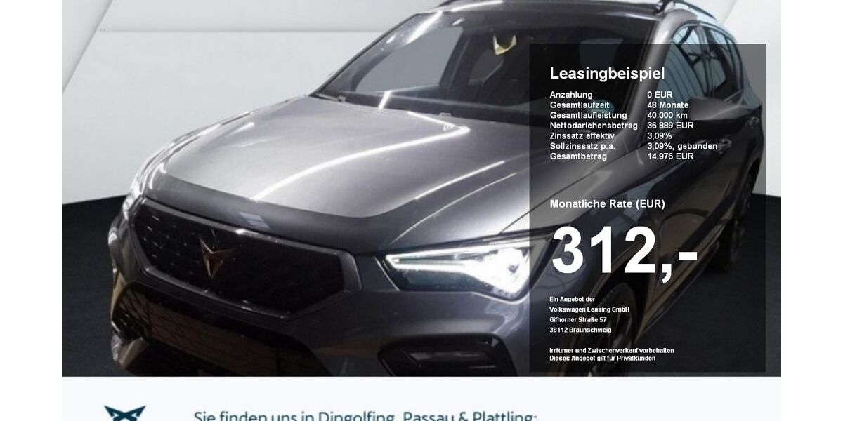 Cupra Ateca 27.934 km 35.970 &euro; Passau 94036