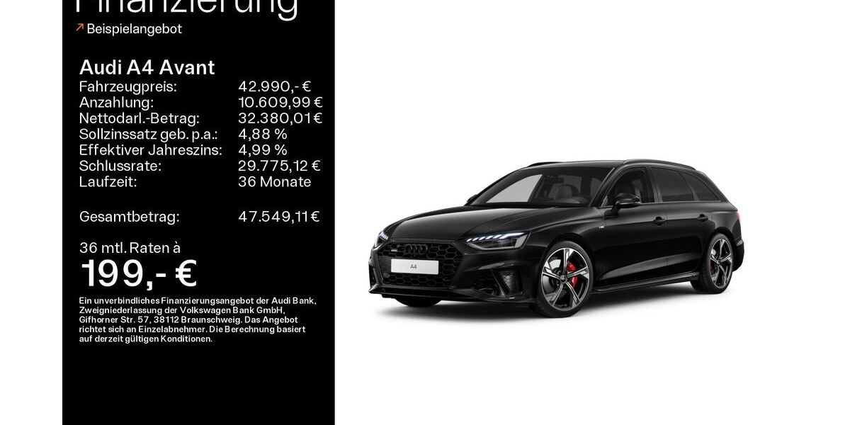 Audi A4 12.741 km 42.990 &euro; Ebern 96106