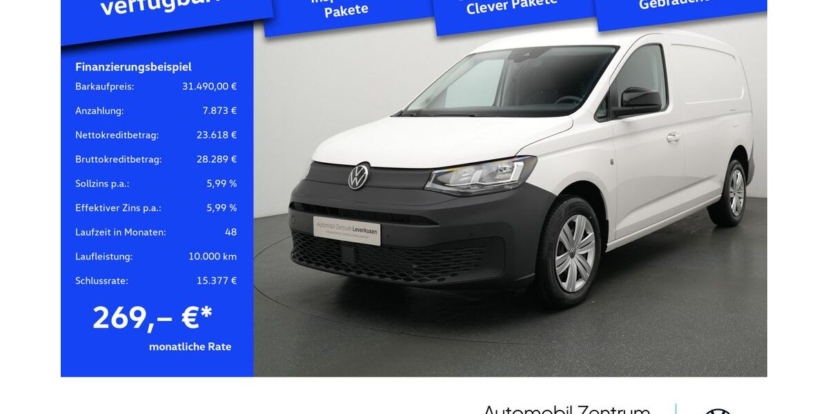 VW Caddy 1.010 km 31.490 &euro; Leverkusen 51379