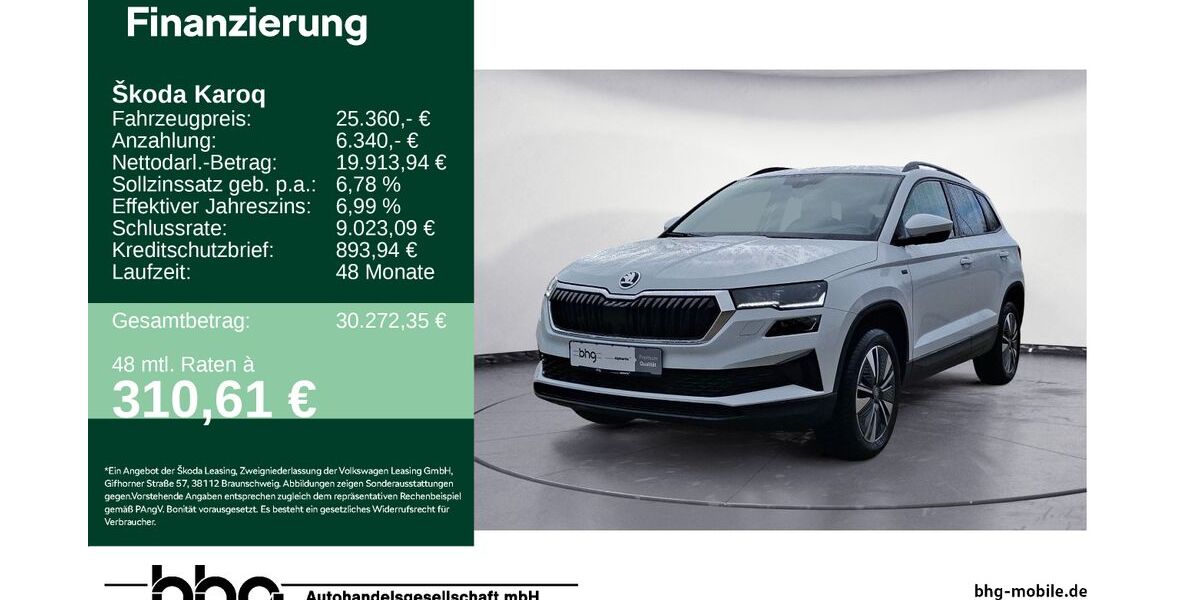 Skoda Karoq 24.718 km 24.990 &euro; Durmersheim 76448