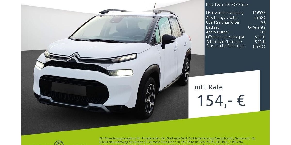 Citroen C3 Aircross 20.689 km 13.299 &euro; Borken 46325