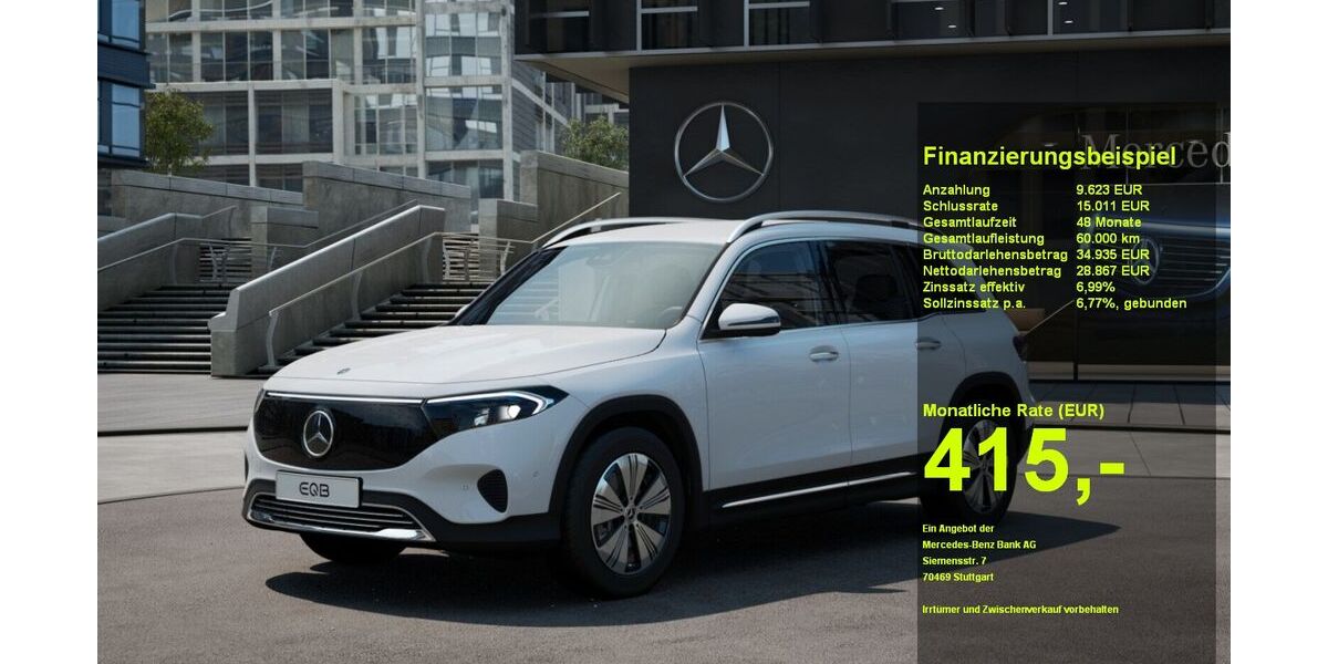 Mercedes-Benz EQB 8.412 km 38.380 &euro; Wedel 22880