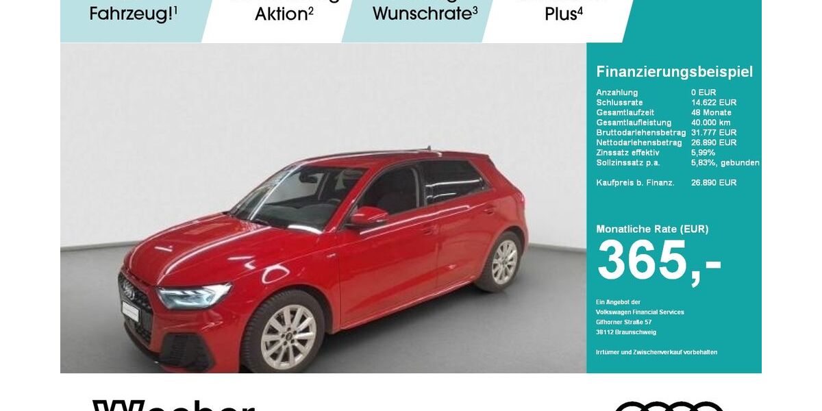 Audi A1 2.336 km 26.890 &euro; Herrenberg 71083