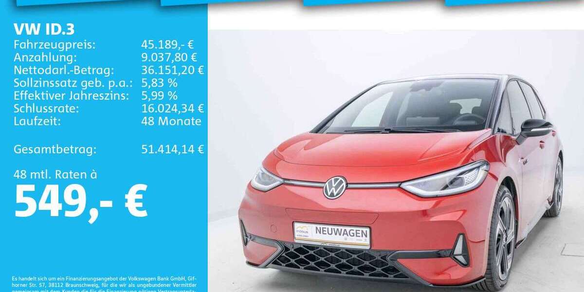 VW ID.3 5.000 km 45.189 &euro; Berlin 13088