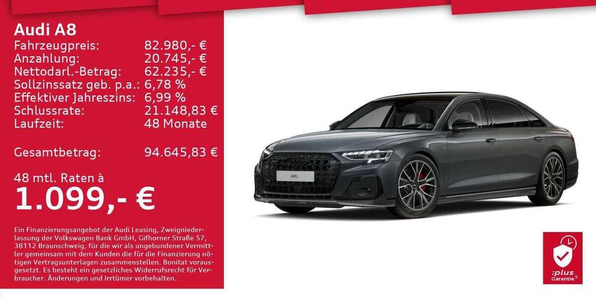 Audi A8 58.548 km 82.980 &euro; Dresden 01169