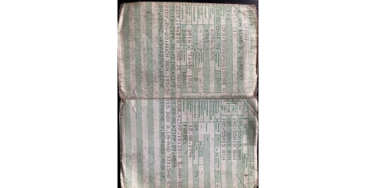 Fiat Barchetta 95.000 km 1.500 &euro; Bremen 28195