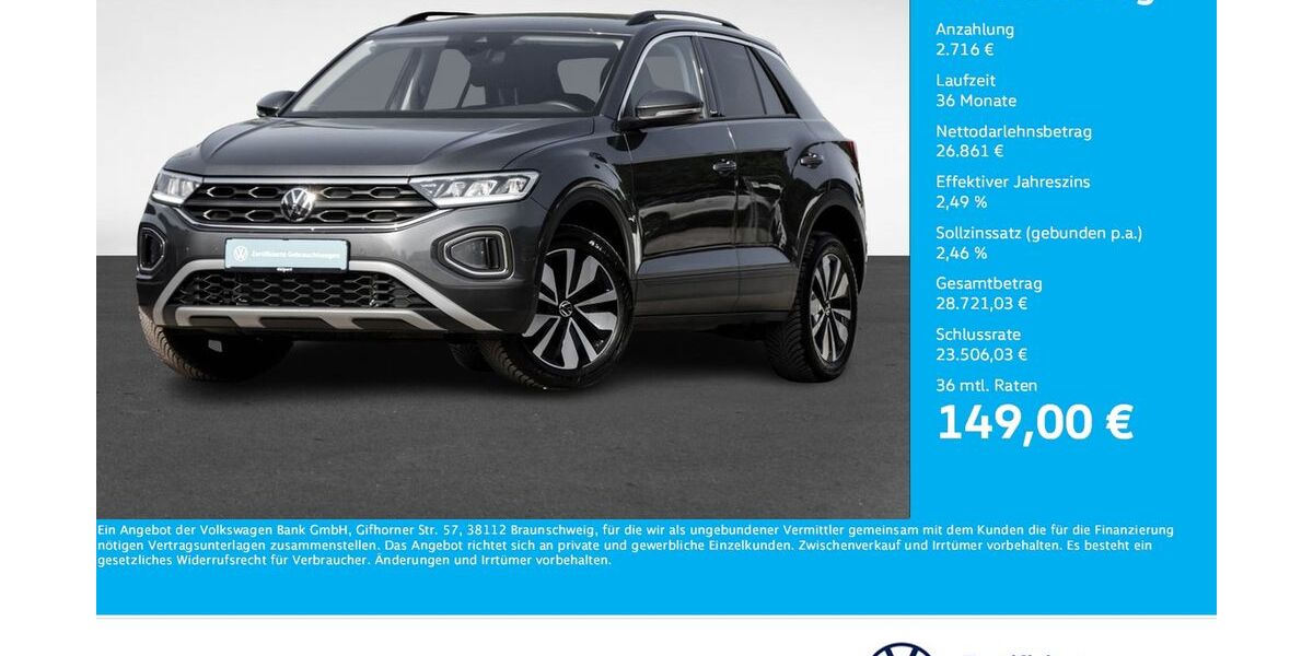 VW T-Roc 16.926 km 28.611 &euro; Bergkamen 59192