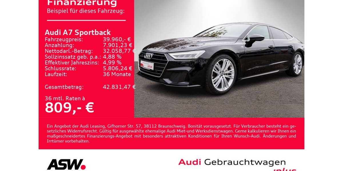 Audi A7 24.990 km 39.960 &euro; Heilbronn 74074