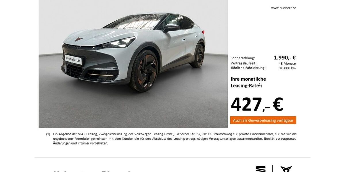 Cupra Tavascan 3.553 km 42.555 &euro; Dortmund 44269