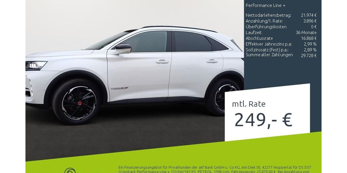 DS Automobiles DS7 (Crossback) 19.485 km 25.870 &euro; Borken 46325