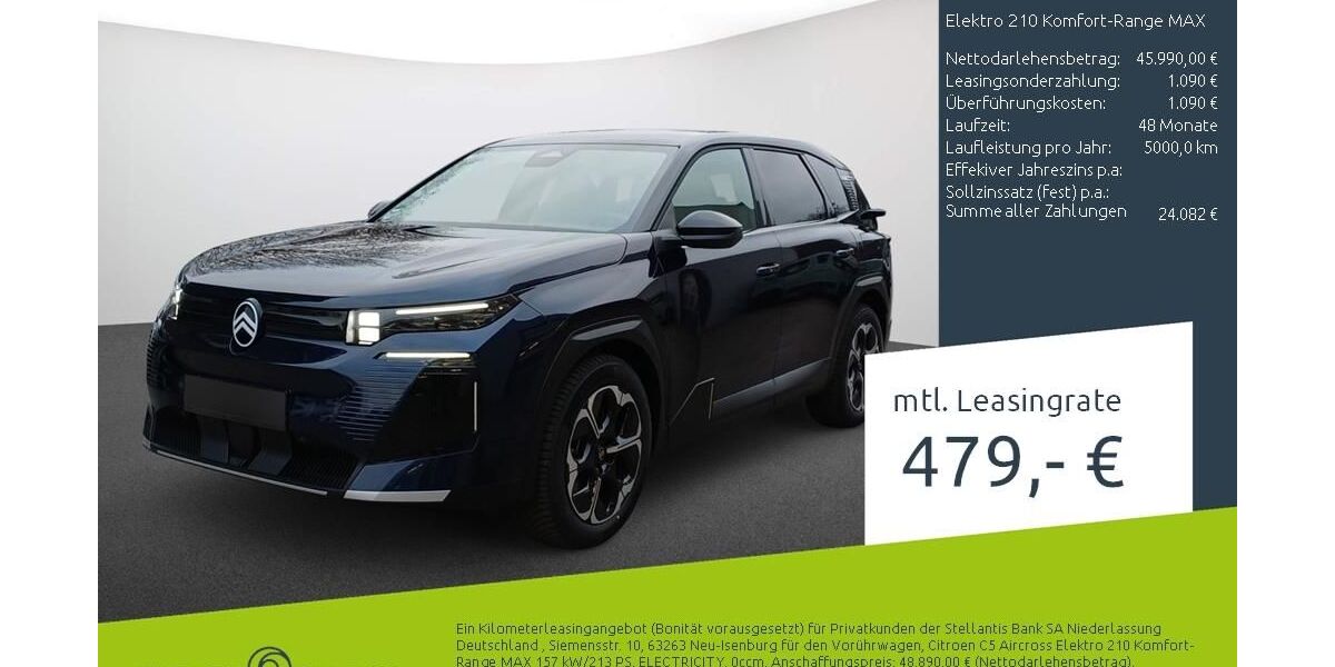 Citroen C5 Aircross 1.500 km 45.990 &euro; Ahaus 48683