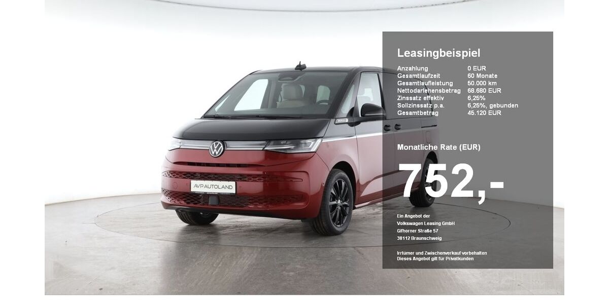 VW T7 Multivan 7.000 km 65.880 &euro; Regen 94209