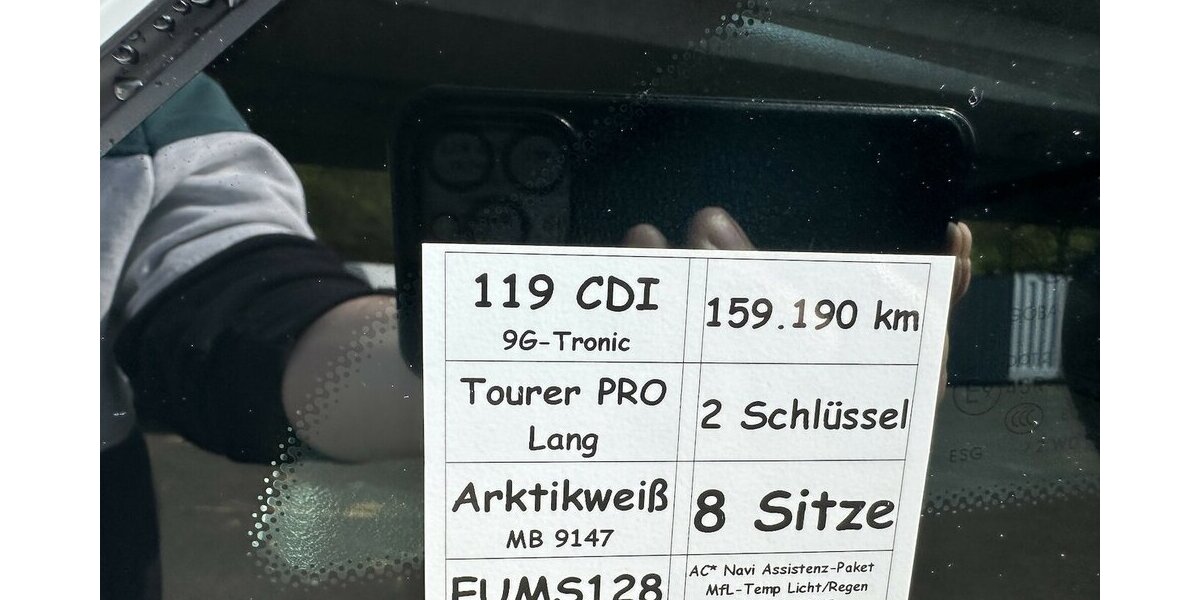Mercedes-Benz Vito Tourer 119 CDI Pro lang 159.190 km 29.750 &euro; Mainz 55122