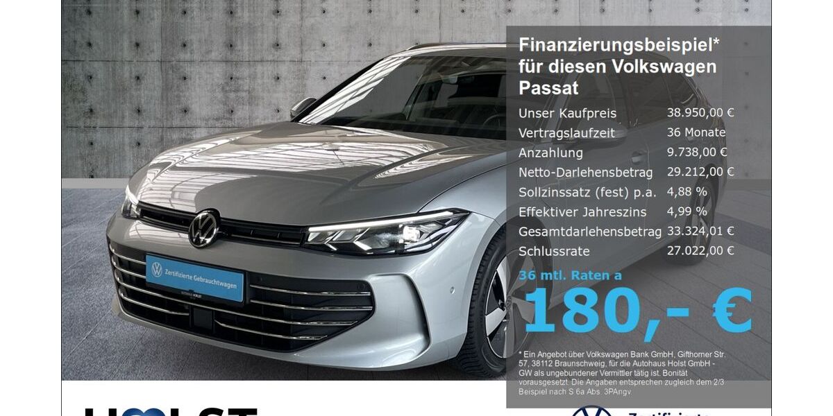 VW Passat 25.096 km 38.410 &euro; Scheeßel 27383