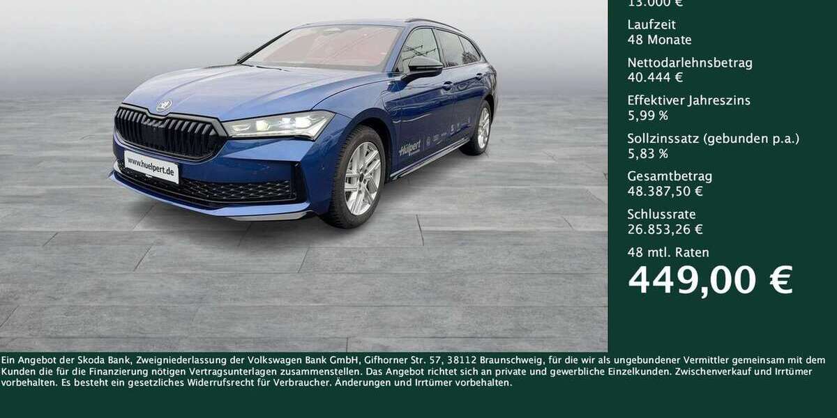 Skoda Superb 15.042 km 53.444 &euro; Dortmund 44309